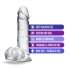 B Yours Diamond Glimmer Clear - Realistic Dildos & Dongs