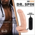 Dr. Skin Dr. Spin 7in Gyrating Realistic Dildo Vanilla - Realistic