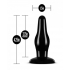 Anal Adventures Pleasure Plug Black - Anal Plugs