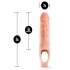 Performance Plus 9 inches Silicone Cock Sheath Penis Extender Beige - Penis Extensions