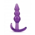 B Yours Triple Bead Anal Plug Purple - Anal Plugs