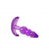 B Yours Triple Bead Anal Plug Purple - Anal Plugs