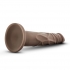 Dr Skin Basic 7.5 inches Chocolate Brown Dildo - Realistic Dildos & Dongs