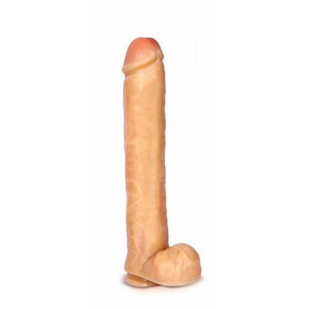 Bruno 14-Inch Dildo - Realistic Beige Experience