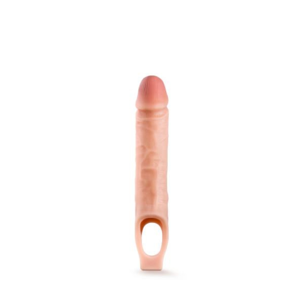 Performance 10 inches Cock Sheath Penis Extender Beige - Penis Extensions