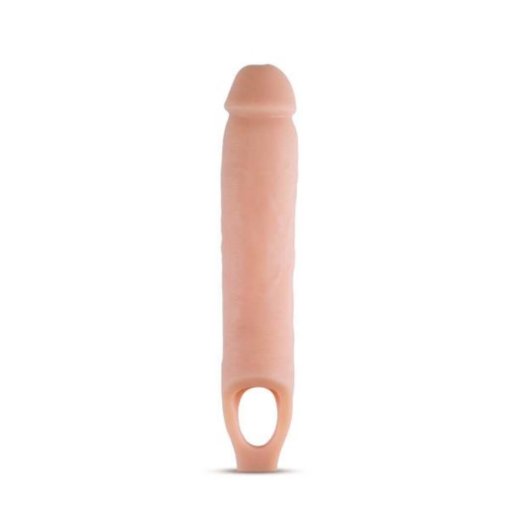 Performance 11.5 inches Cock Sheath Penis Extender Beige - Hollow Strap-ons