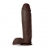 Au Naturel Huge 10-Inch Dildo - Chocolate