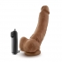 The Boxer 9 inches Vibrating Realistic Cock Brown - Realistic