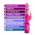 Romping Rabbit Fuchsia Pink Vibrator - Rabbit Vibrators