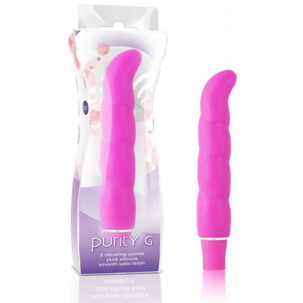 Purity G Silicone Pink Vibrator - G-Spot Vibrators