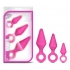 Candy Rimmer Kit Butt Plug Fuchsia Pink - Anal Trainer Kits