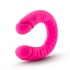 Ruse 18 inches Silicone Slim Double Dong Hot Pink - Double Dildos