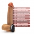 Dr Skin Silicone Dr Phillips 8.5in Thrusting Dildo Tan - Realistic Dildos & Dongs