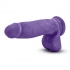 Au Naturel Bold Pleaser 7 In Dildo Purple - Realistic Dildos & Dongs