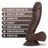 Au Naturel Troy 6in Dildo Chocolate - Realistic Dildos & Dongs