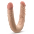 Dr. Skin Plus - 14-inch Posable Double Dong - Beige