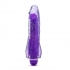 Glow Dicks Molly Glitter Vibrator Purple - Realistic