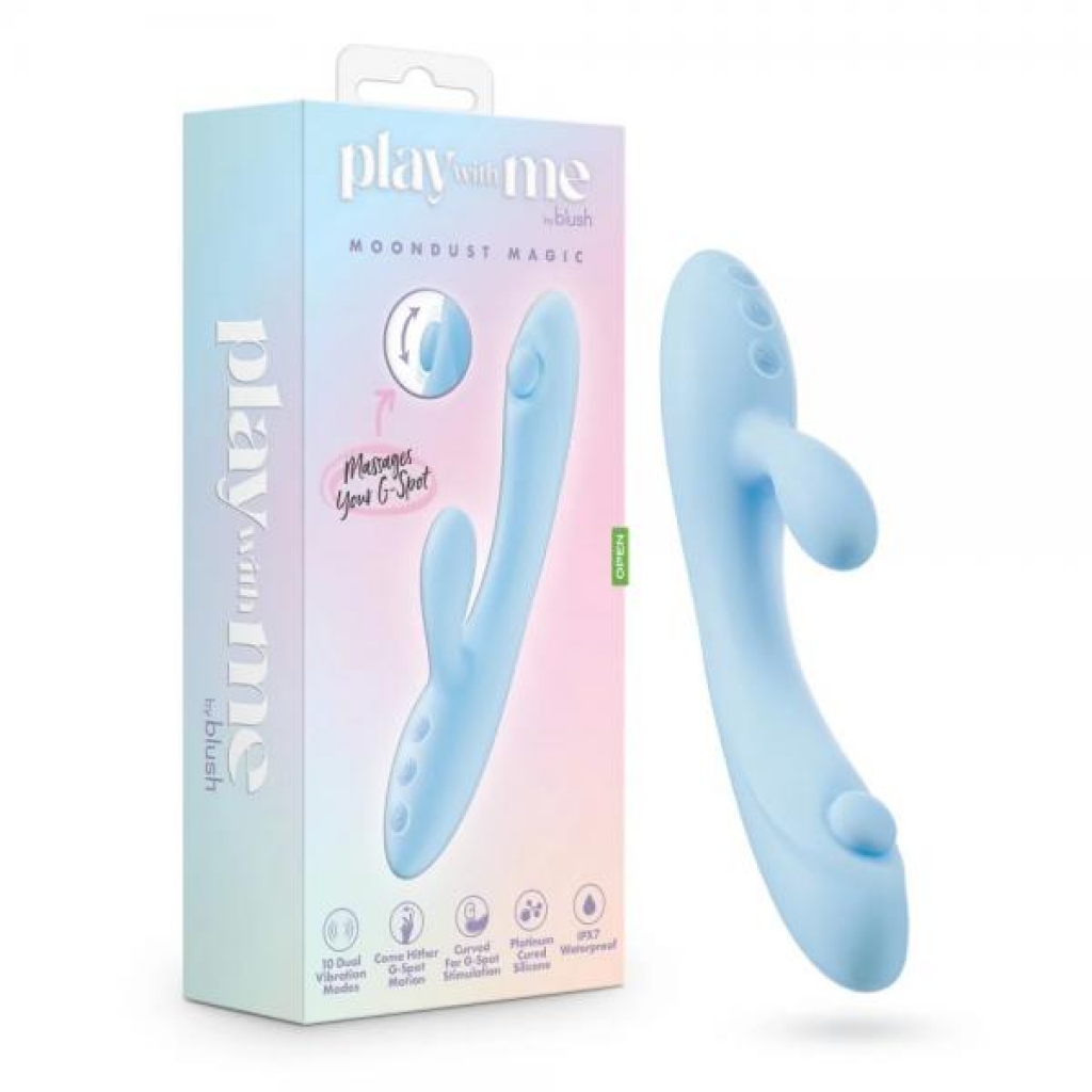 Play With Me Moondust Magic Blue - Rabbit Vibrators