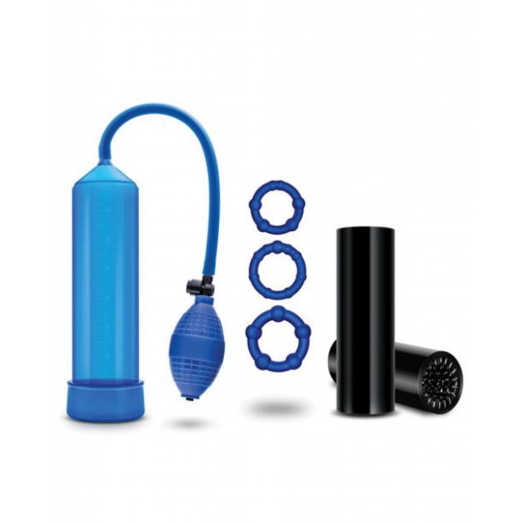 Quickie Kit Go Big Blue - Penis Pumps