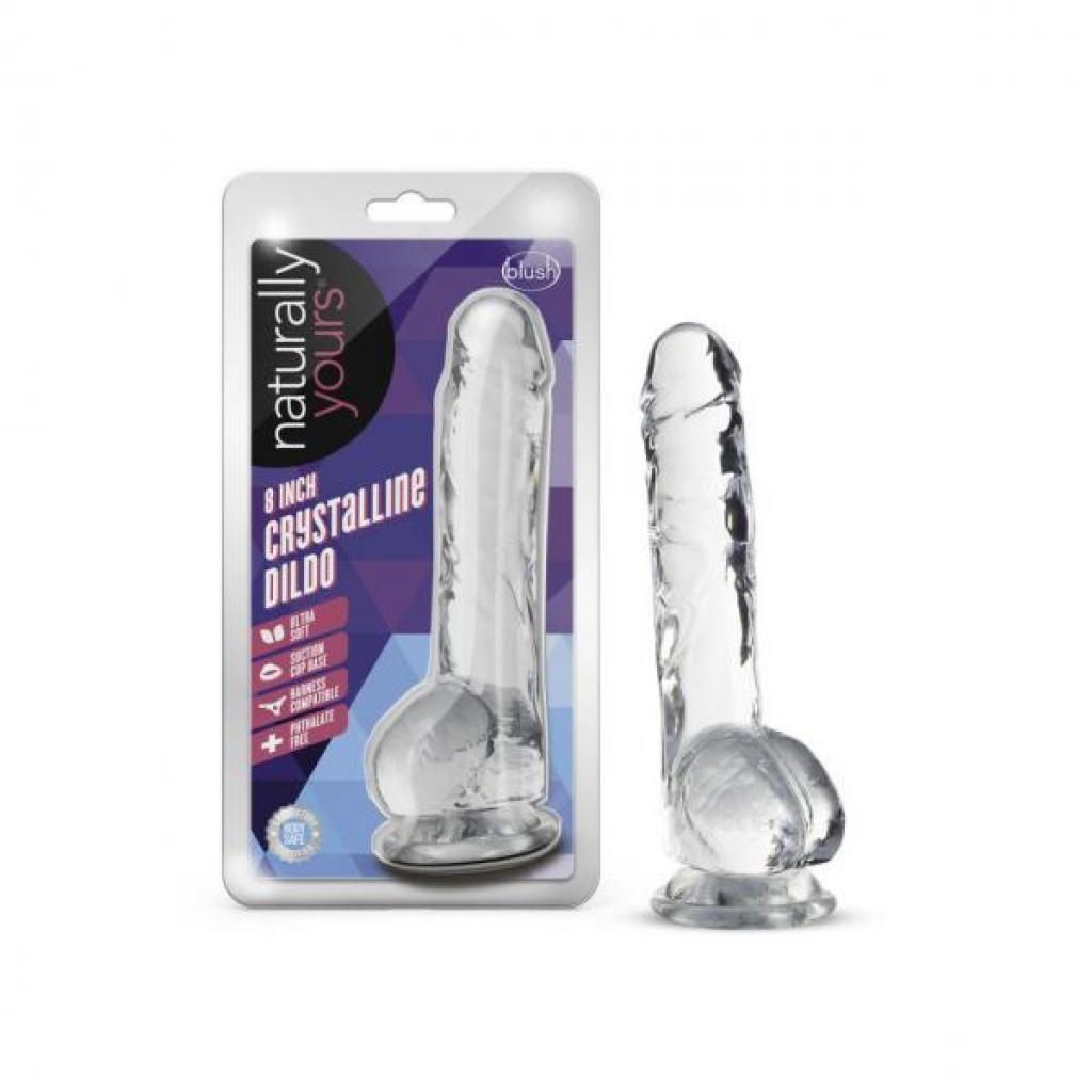 Naturally Yours 8in Diamond Crystalline Dildo - Realistic Dildos & Dongs