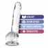 Naturally Yours 8in Diamond Crystalline Dildo - Realistic Dildos & Dongs