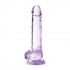 Naturally Yours - 7 Inch Amethyst Crystalline Dildo