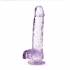 Naturally Yours 6in Amethyst Crystalline Dildo - Realistic Dildos & Dongs