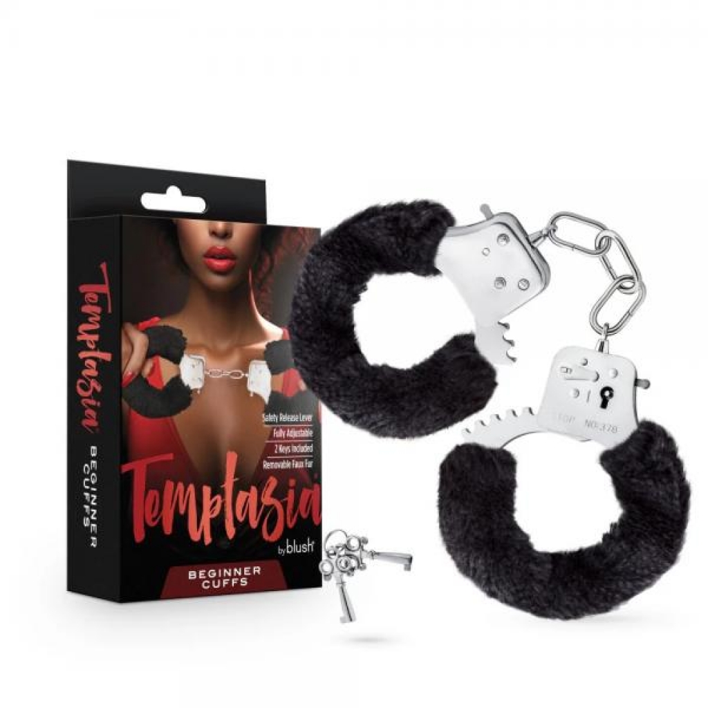 Temptasia Beginner Cuffs Black - Handcuffs