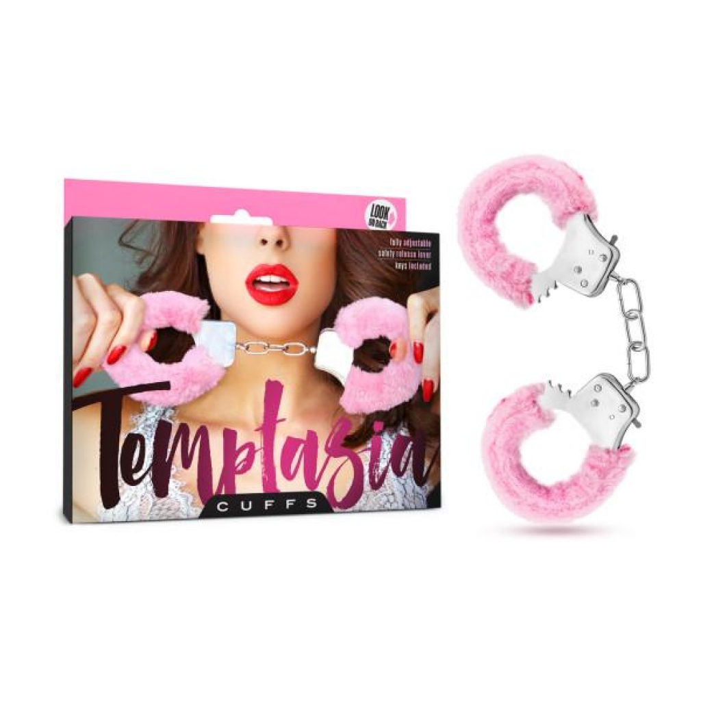 Temptasia Furry Pink Cuffs - Handcuffs