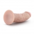 Au Naturel 8 inches Dildo with Suction Cup Beige - Realistic Dildos & Dongs