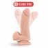 X5 Plus 5 Inches Cock Suction Cup Beige Dildo - Realistic Dildos & Dongs