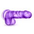 Sweet N Hard 4 Dong Suction Cup & Balls Purple - Realistic Dildos & Dongs