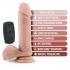 Dr. Skin Dr. Beckham Silicone 7in Thumping Dildo W/ Remote Vanilla - Realistic