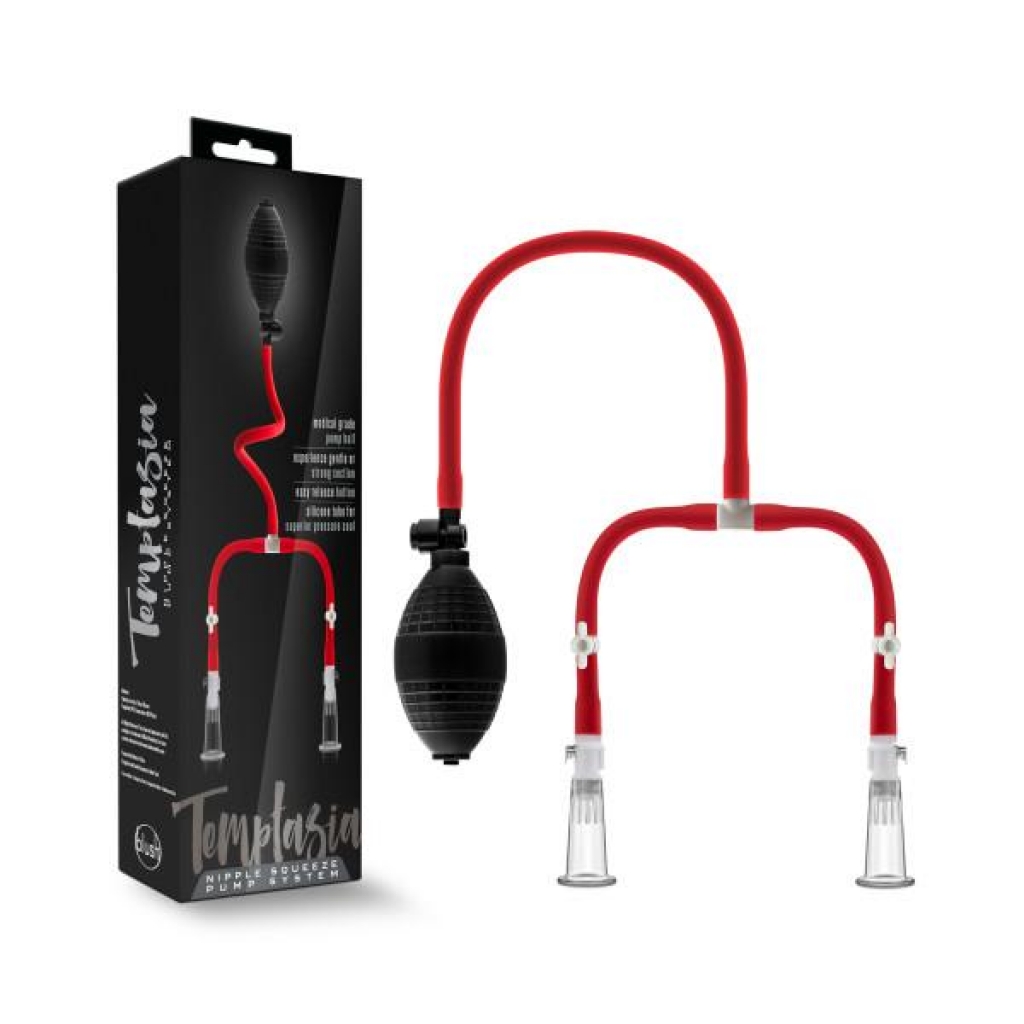 Temptasia Nipple Squeeze Pump System Black - Nipple Pumps