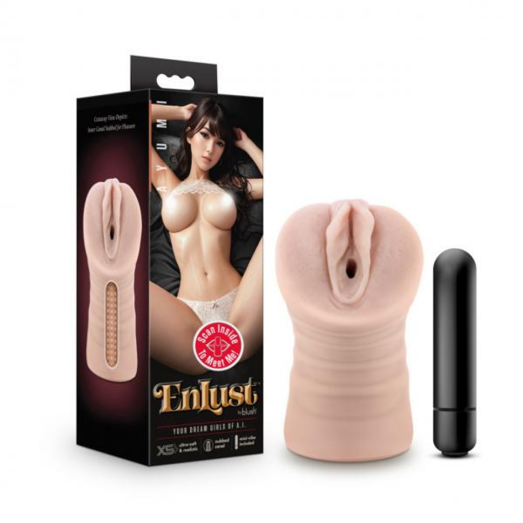 Enlust Ayumi Vibrating Stroker Beige - Porn Star Masturbators