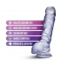 B Yours Hearty N Hefty Clear - Realistic Dildos & Dongs