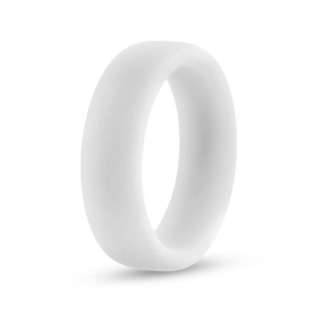 Performance Silicone Glo Cock Ring White Glow - Classic Penis Rings