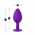 Temptasia Bling Plug Small Purple - Anal Plugs