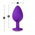 Temptasia Bling Plug Medium Purple - Anal Plugs