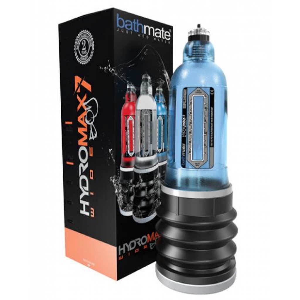 Hydromax 7 Wide Boy Aqua Blue (net) - Penis Pumps