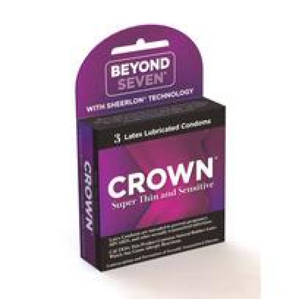 Crown Latex Condoms 3 Pack - Condoms