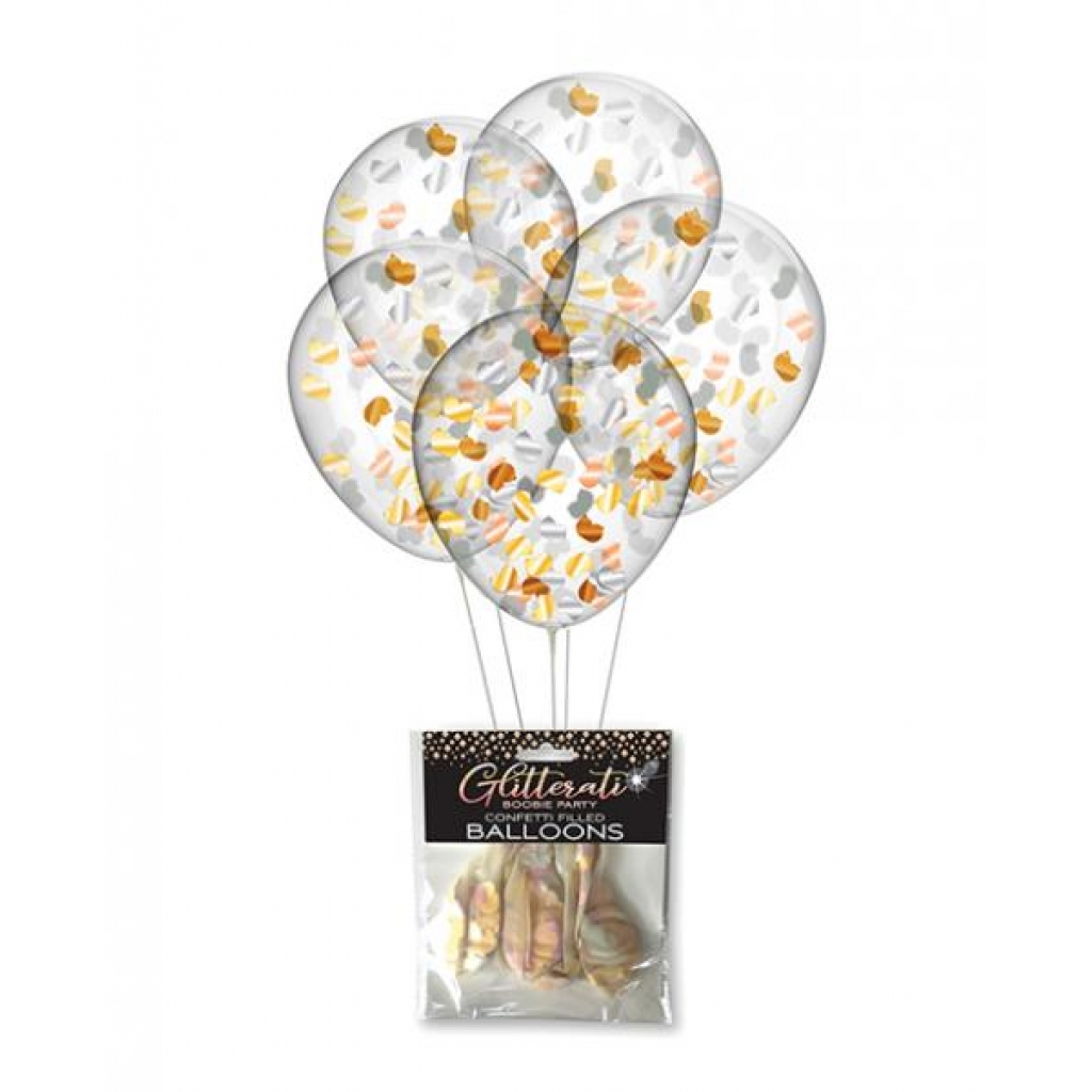 Glitterati Boobie Confetti Balloons - Serving Ware