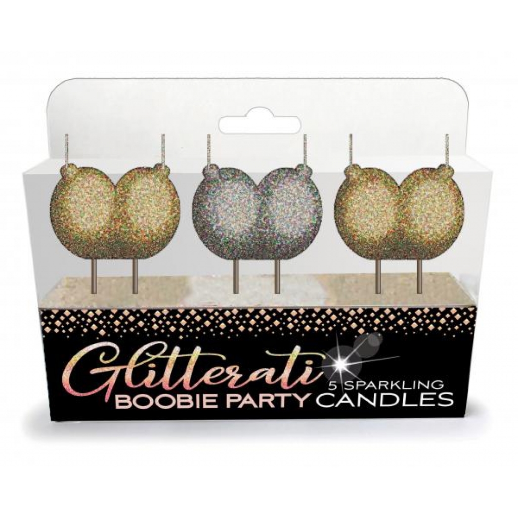Glitterati Boobie Candle Set - Party Wear