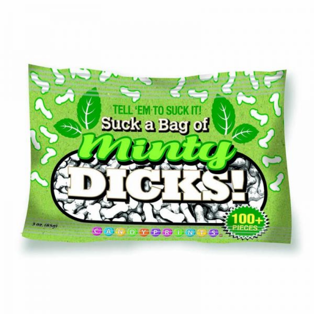 Suck A Bag Of Minty Dicks 3 Oz Bag - Adult Candy and Erotic Foods