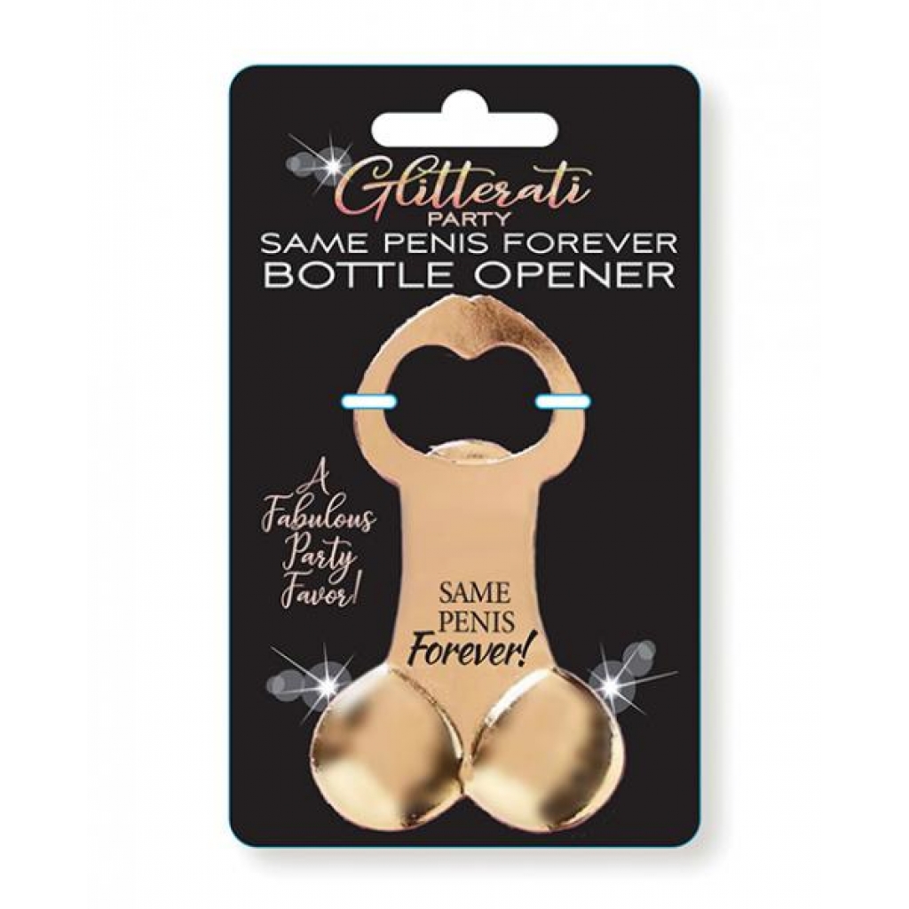 Glitterati Penis Bottle Opener - Serving Ware