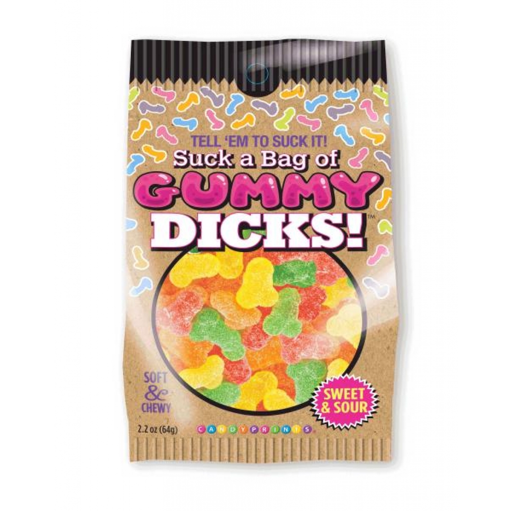 Suck A Bag Of Gummy Dicks 4 Oz - Adult Candy and Erotic Foods