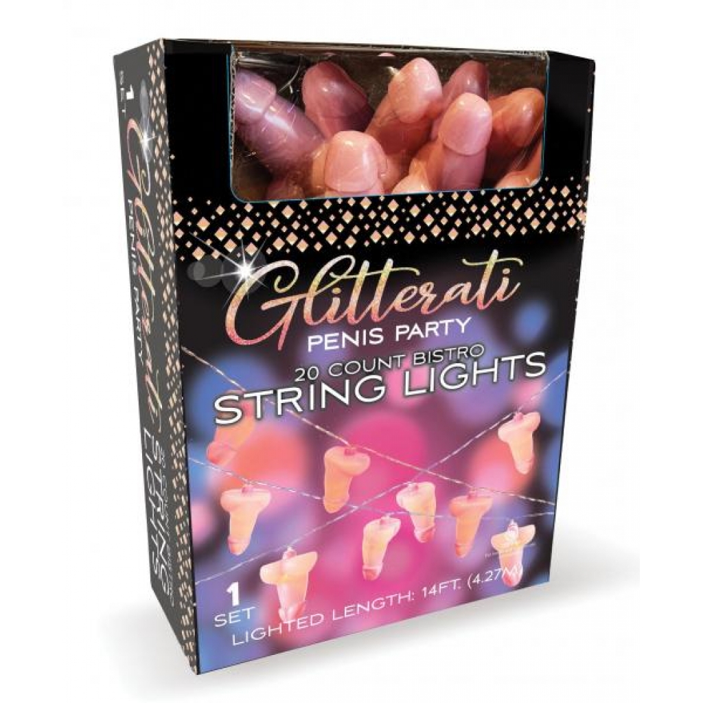 Glitterati Penis String Lights - Serving Ware