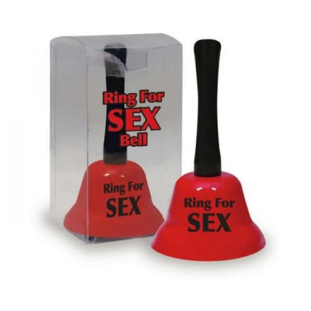 Ring The Bell For Sex Red - Gag & Joke Gifts