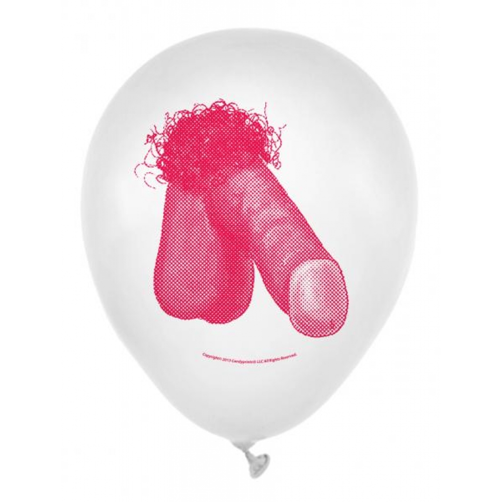 Mini Penis Latex Balloons 8 Package 9 inches Balloon - Serving Ware