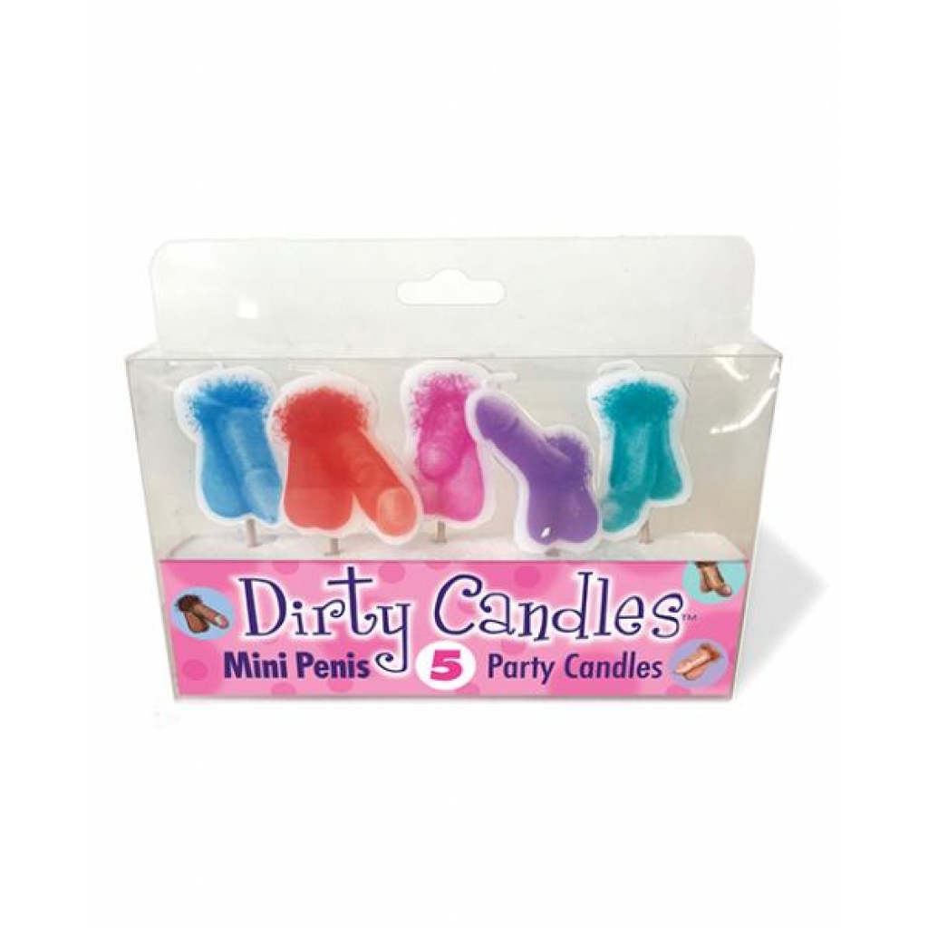 Dirty Penis Candles Set of 5 - Serving Ware